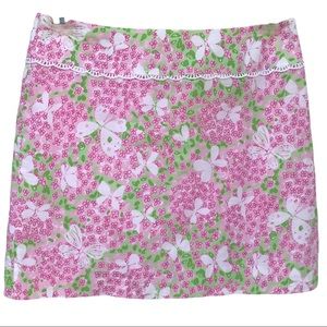 Lilly Pulitzer Skirt “Pink Gossip” Print 💐BEAUTIFUL💐 (not a skort)
